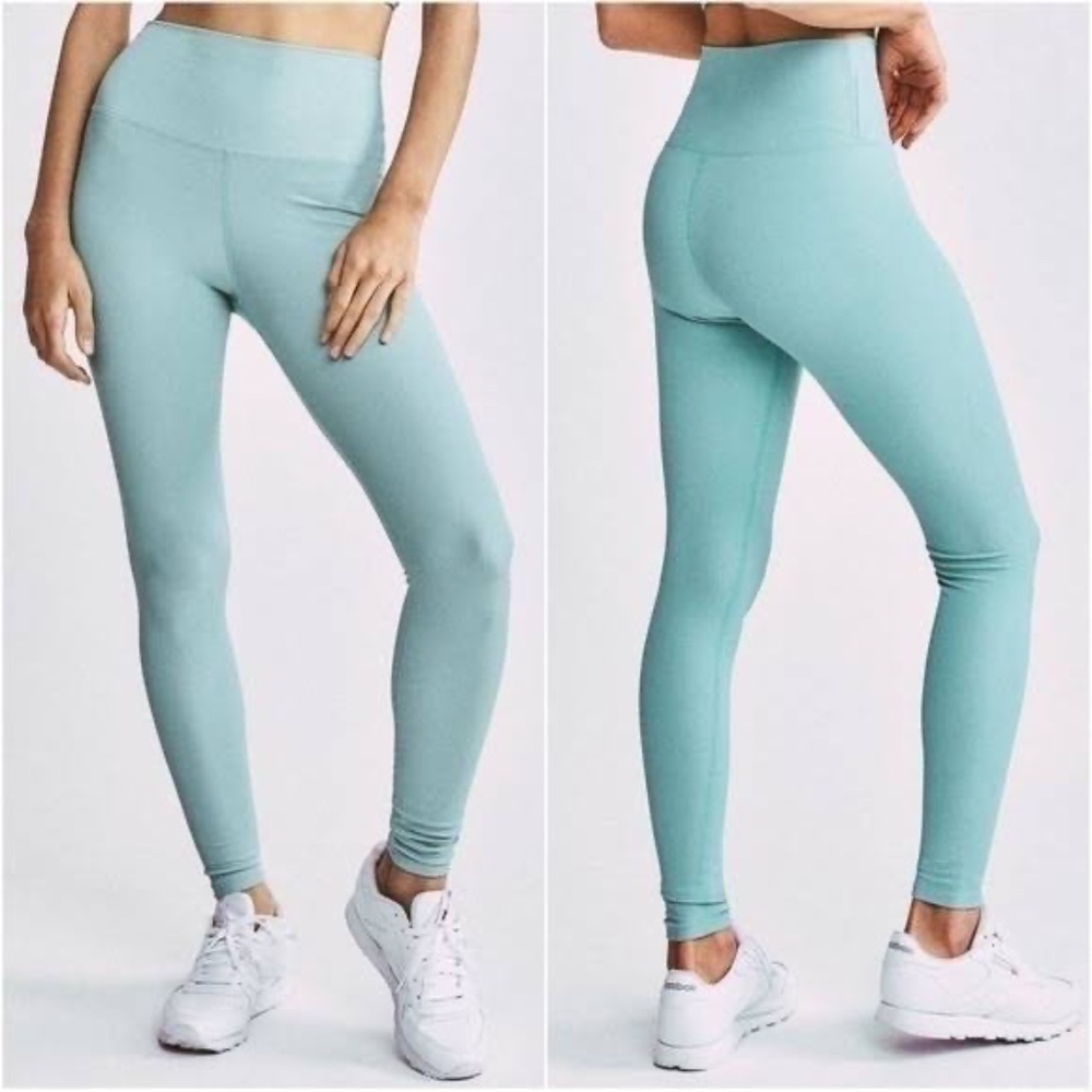 LoveShackFancy X Beach Riot Teal Leggings